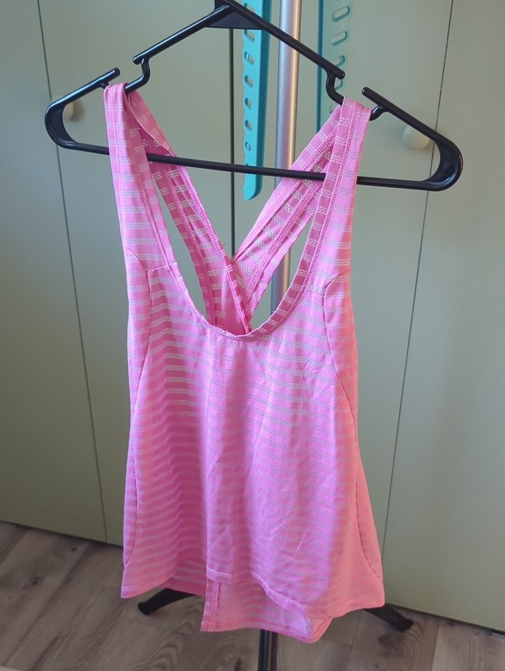 Zyia Pink Split Back Nimbus Tank